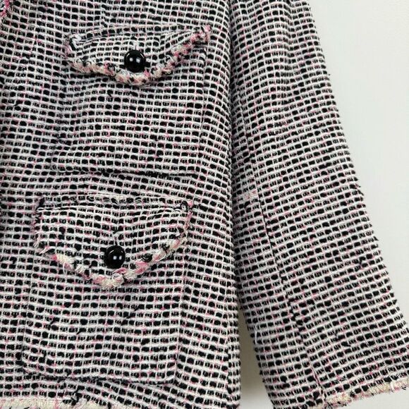 REBECCA TAYLOR Tweed Notch Lapel Blazer 🪷 - Picture 5 of 8